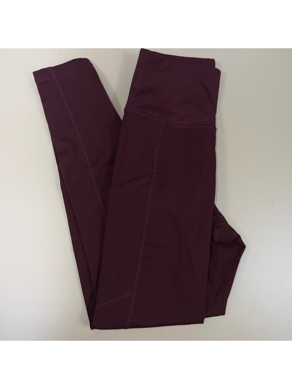 American Eagle Everything Pocket Leggings Small Burgundy